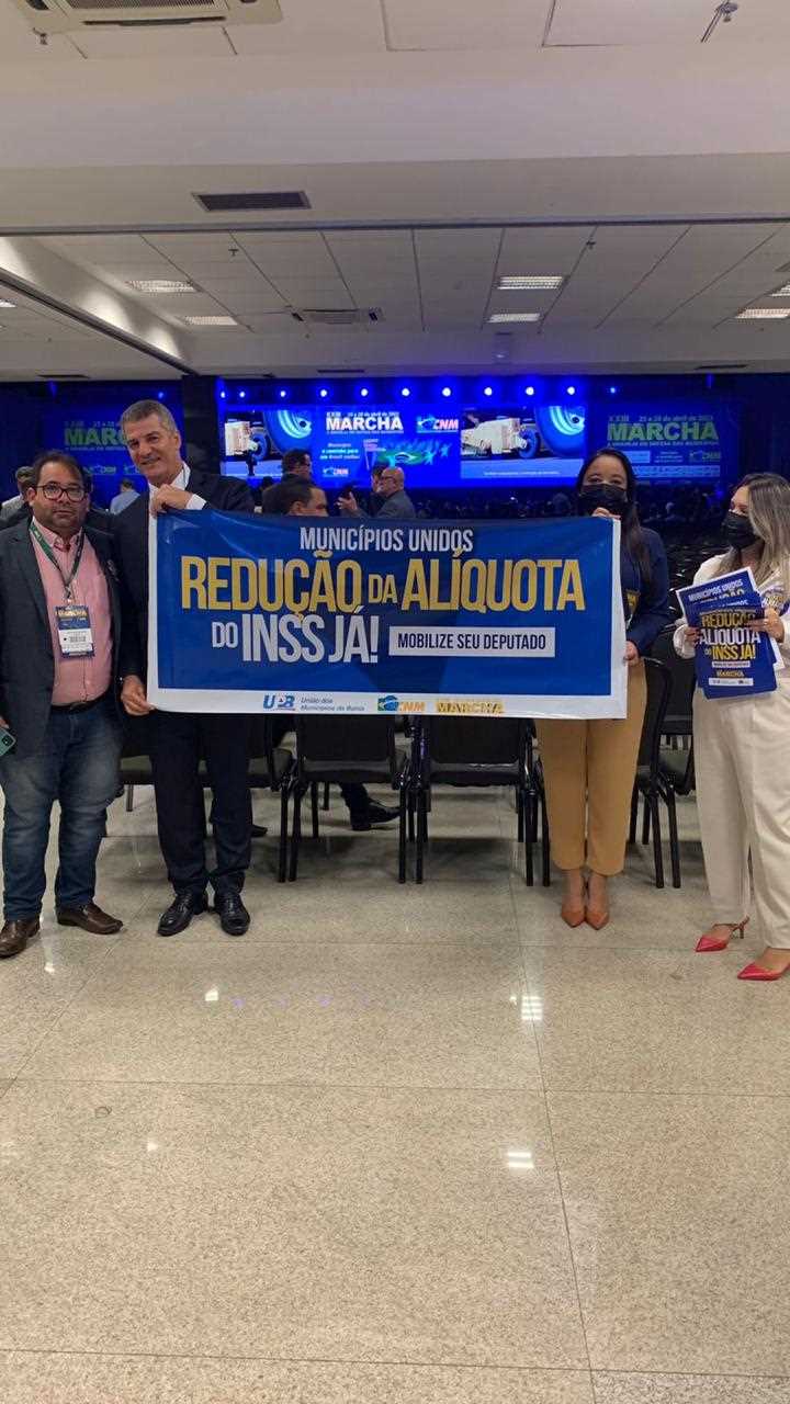 Camacã: Prefeito Paulo do Gás na 23ª Marcha a Brasília